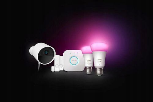 Zestaw startowy PHILIPS HUE Secure z kamerą na Arena.pl