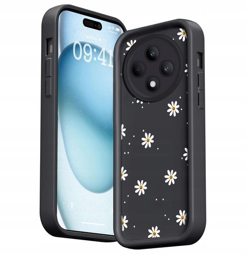 ETUI DO OPPO RENO 12 F 5G / 12 FS 5G SILIKON SOFT OCHRONA Stokrotki + SZKŁO na Arena.pl