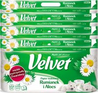 Velvet papier toaletowy Rumianek i Aloes 4x8 rolek ZESTAW