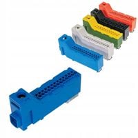 Listwa zaciskowa bezgwintowa LZB 14 niebieska