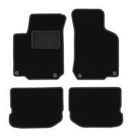 Dywaniki welurowe LUX Skoda Octavia I 1996-2004 czarne z mocowaniami