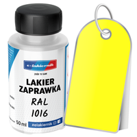 lakier zaprawkowy zaprawka samochodowy ral 1016 żółty siarkowy połysk 50 ml
