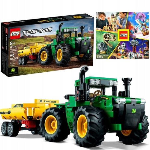 LEGO TECHNICS 42136 Traktor Ciągnik JOHN DEERE z przyczepą + KATALOG LEGO na Arena.pl