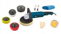 POLERKA ELEKTRYCZNA 2650W SZLIFIERKA 180MM 500-3800rpm ZESTAW XXL+ GĄBKI