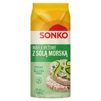Sonko Classic Wafle ryżowe z solą morską 130 g (14 sztuk)
