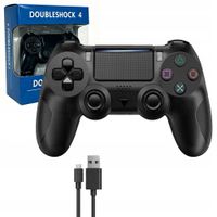 BEZPRZEWODOWY PAD DLA PS4 KONTROLER DOUBLESHOCK DLA KOMPATYBELNY CZARNY