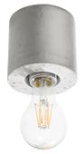 Sufitowa LAMPA natynkowa SL.0678 okrągła OPRAWA plafon tuba downlight betonowy szary