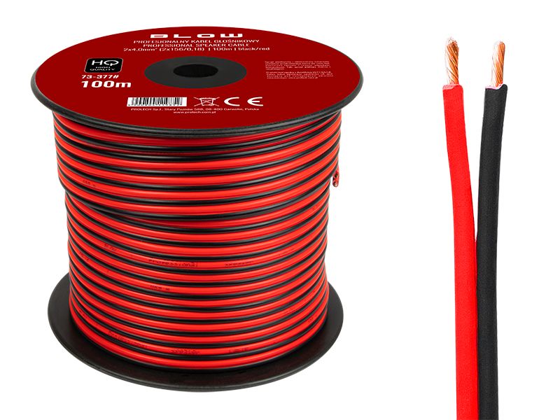 Przewód głośnikowy 2x4,00mm  100m zdjęcie 1