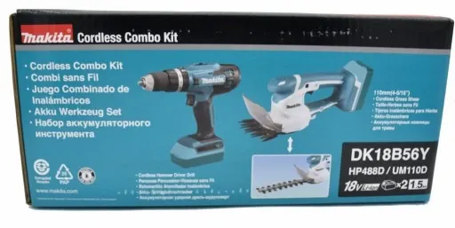 Makita Nożyce ogrodowe + Wiertarko-wkrętarka udarowa UM110DWYX HP488D002 zdjęcie 7