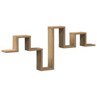 Półka ścienna Artisan Oak 104,5x10x43 cm z drewna inżynieryjnego