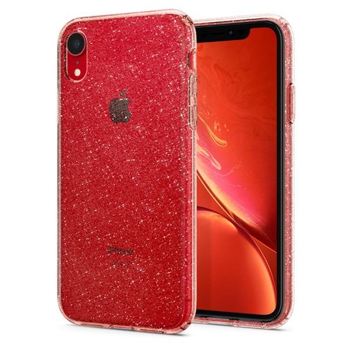 Spigen Liquid Crystal Glitter do iPhone XR rose quartz na Arena.pl