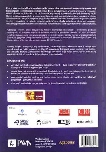 Zastosowania technologii Blockchain - V. Dhillon na Arena.pl