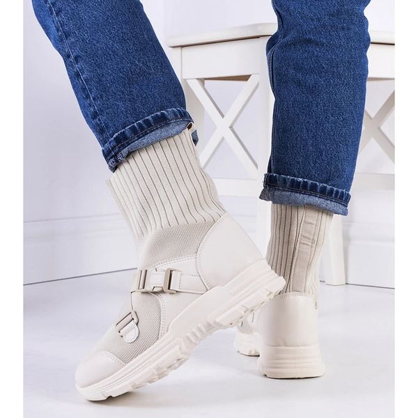 Beżowe sneakersy r.39 zdjęcie 3