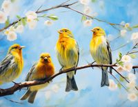 Plakat 65x50cm Wiosenne Pogwizdy