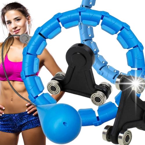 HULA HOP Z OBCIĄŻENIEM ODCHUDZAJĄCE OBCIĄZNIKIEM I WYPUSTKAMI SMART HULAHOP na Arena.pl