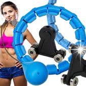 HULA HOP Z OBCIĄŻENIEM ODCHUDZAJĄCE OBCIĄZNIKIEM I WYPUSTKAMI SMART HULAHOP