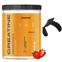 nowmax CREATINE MONOHYDRATE 500 g MONOHYDRAT KREATYNY WYTRZYMAŁOŚĆ + GRATIS