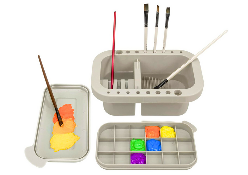 Myjka Pojemnik Do Mycia Przechowywania Pędzli Organizer zdjęcie 2