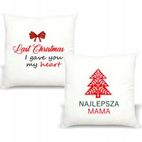 Poduszka z nadrukiem PREZENT LAST CHRISTMAS