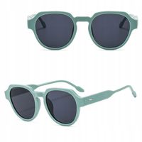 OKULARY PRZECIWSŁONECZNE filtr UV400 MIĘTOWY damskie męskie ETUI + ŚCIERKA