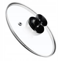 KADAX Pokrywka Szklana 24cm Pokrywa Patelni Garnka