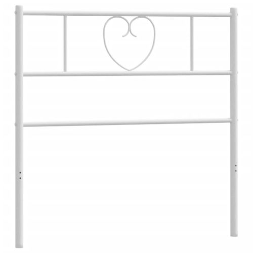 Metalowe wezgłowie, białe, 75 cm na Arena.pl