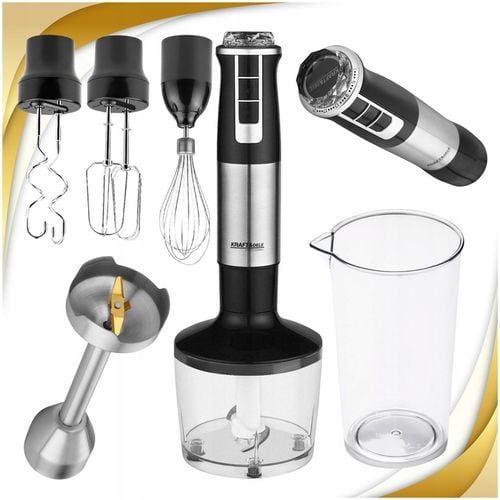 BLENDER RĘCZNY MIKSER WIELOFUNKCYJNY TRYB TURBO 1500 W KRUSZY LÓD 7W1 na Arena.pl