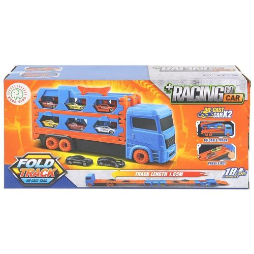 Ciężarówka Laweta Tir Rozkładana Tor Samochodowy Transporter Resoraki na Arena.pl