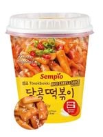 Koreańskie tteokbokki kluseczki ryżowe w sosie sweet spicy topokki danie instant sempio 160g