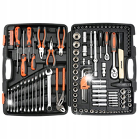 ZESTAW NARZĘDZIOWY KLUCZE NASADOWE 1/2'' 1/4" 122EL PŁASKIE TORX STH 58690