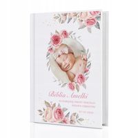 Biblia dla dzieci na CHRZEST na KOMUNIĘ pamiątka + dedykacja