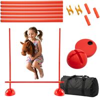 Zestaw treningowy dla dzieci do hobby horse przeszkoda skokowa