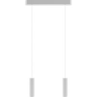 Lampa wisząca biała Madera 2 pł