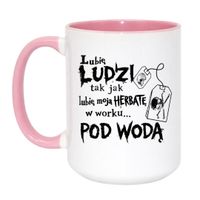 Duży Biało-Różowy 450 ml