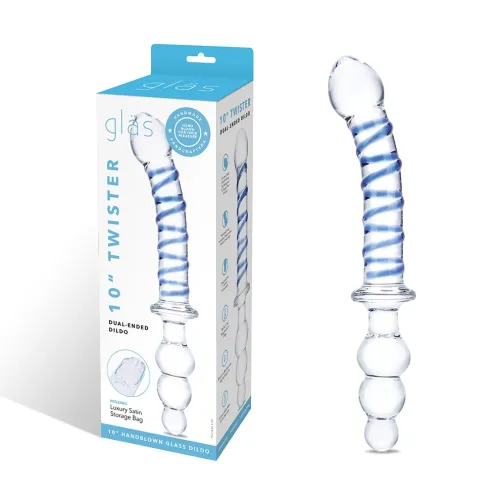 glas twister - podwojny model szklany z ergonomicznymi końcowkami 23,5 cm na Arena.pl