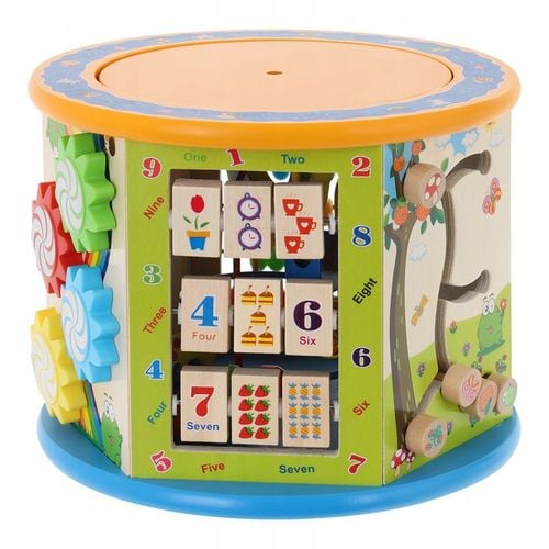 KOSTKA EDUKACYJNA DREWNIANY SORTER PRZEPLATANKA na Arena.pl