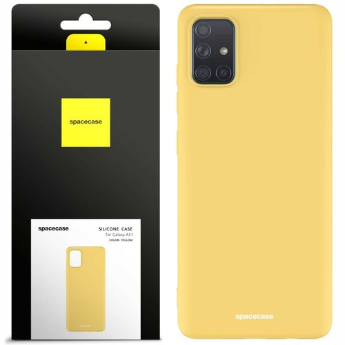 Spacecase Silicone Case Galaxy A51 yellow na Arena.pl