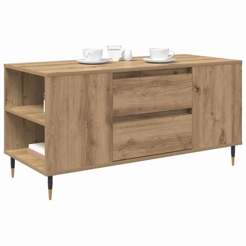 Stolik kawowy with Drawer dąb artisan 102 x 44.5 x 50 cm na Arena.pl