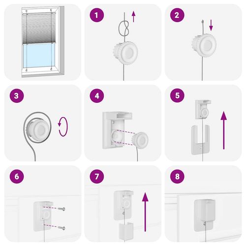 Roleta plisowana niebieska 110x150 cm Szerokość tkaniny 109,4cm na Arena.pl