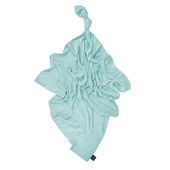 BOCIOLAND Pieluszka Bambusowa 75x75 cm chmurki aqua