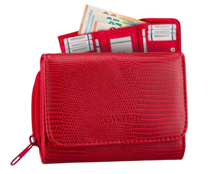 portfel damski pu a-206l-bl-red zdjęcie 1