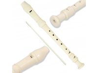 Flet plastikowy prosty instrument do nauki szkolny prosty + czyścik