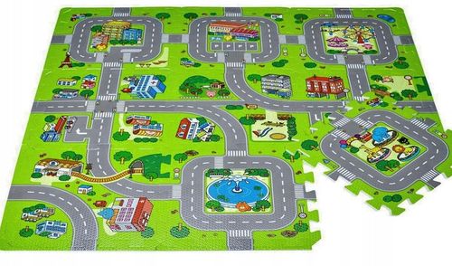 PUZZLE PIANKOWE MATA MIASTO ULICE DROGI 18EL DUŻE na Arena.pl