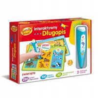 EDUKACYJNA GRA DLA DZIECI MÓWIĄCE DŁUGOPIS PIÓRO QIUZ ZABAWA NAUKA 3+ SMILY