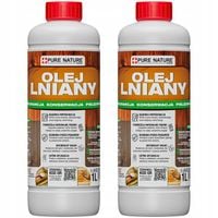 OLEJ LNIANY IMPREGNAT DO DREWNA MEBLI TARASÓW NATURALNY BEZ CHEMII 2L