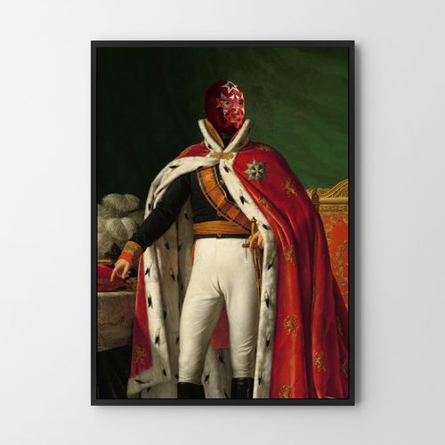 Plakat portret luchador Lucha libre 70x100 cm na Arena.pl