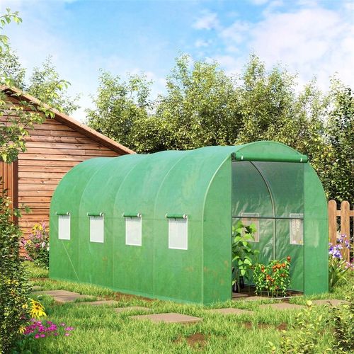 MOCNY TUNEL FOLIOWY OGRODOWY SZKLARNIA 4x2m JAKOŚĆ 8m2 PREMIUM na Arena.pl