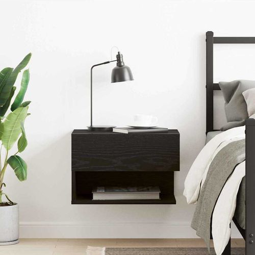 Szafka Nocna z szufladą Czarny dąb 46 x 29.5 x 30 cm na Arena.pl