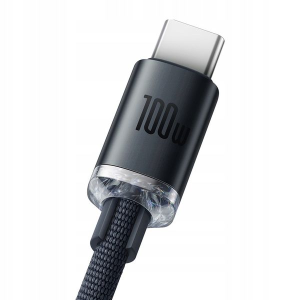 WZMACNIANY KABEL PRZEWÓD BASEUS USB USB-C 100W 6A 2M SZYBKIE ŁADOWANIE zdjęcie 16