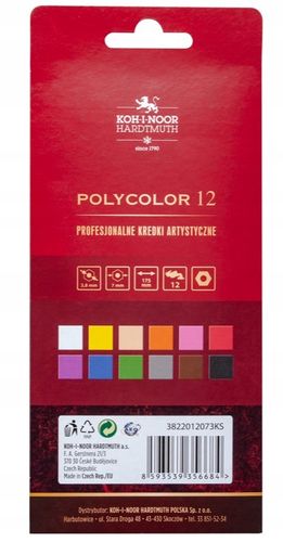 Kin Kredki Polycolor 3822/73 12 Kol. Opakowanie Ka na Arena.pl